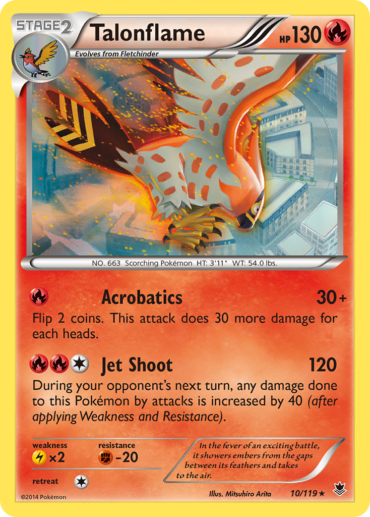 Talonflame (10/119) [XY: Phantom Forces] | Total Play