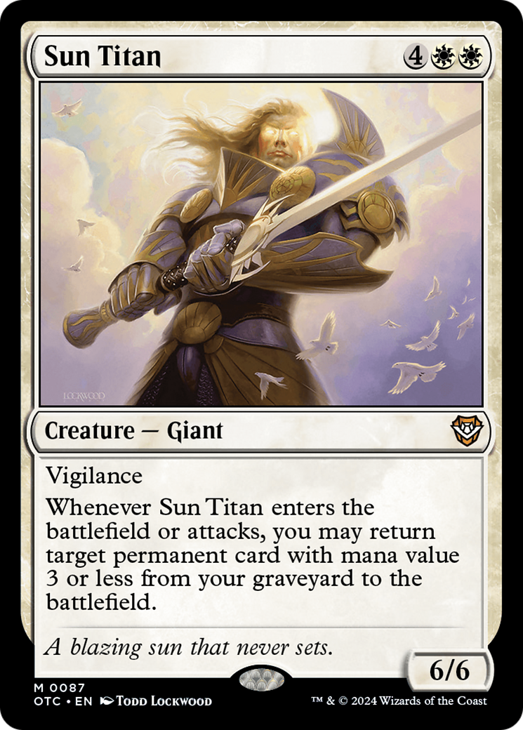 Sun Titan [Outlaws of Thunder Junction Commander] | Total Play