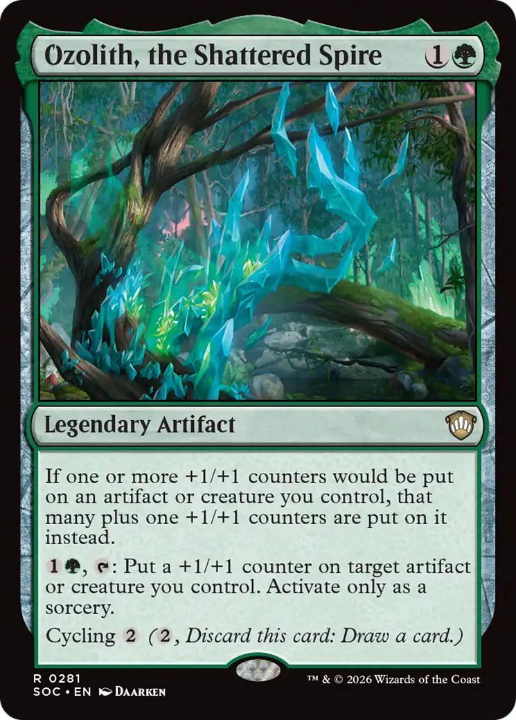 Ozolith, the Shattered Spire [Secrets of Strixhaven Commander] | Total Play