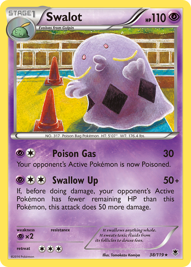 Swalot (38/119) [XY: Phantom Forces] | Total Play