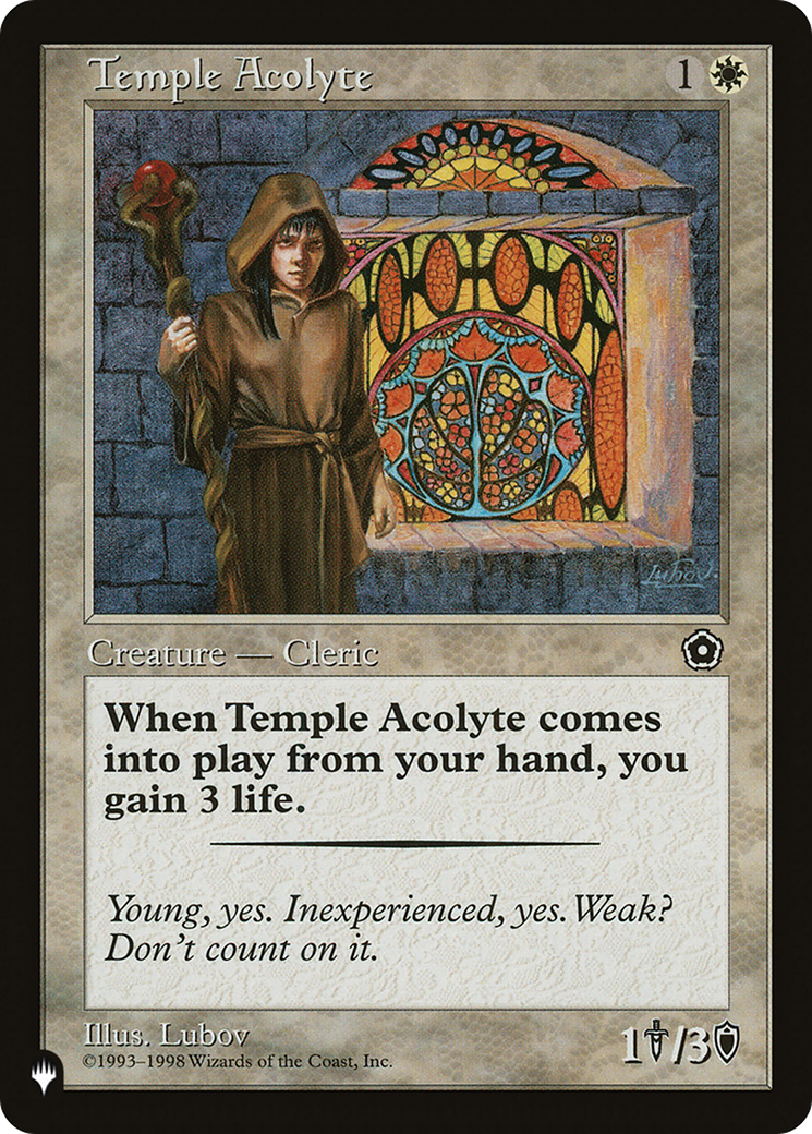 Temple Acolyte [The List] | Total Play