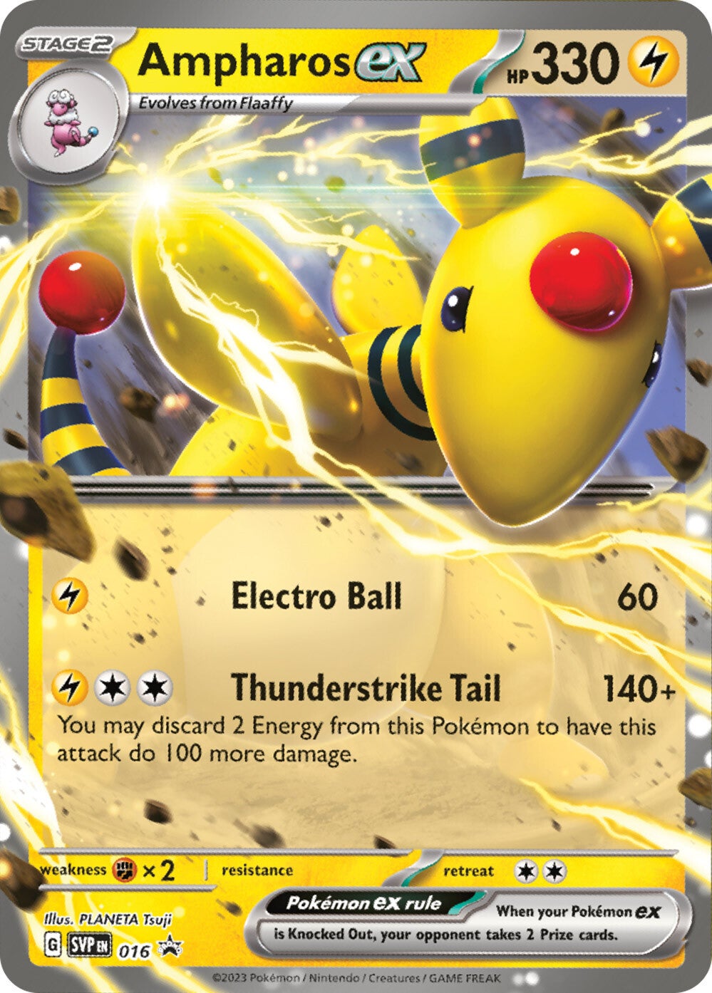 Ampharos ex (016) [Scarlet & Violet: Black Star Promos] | Total Play