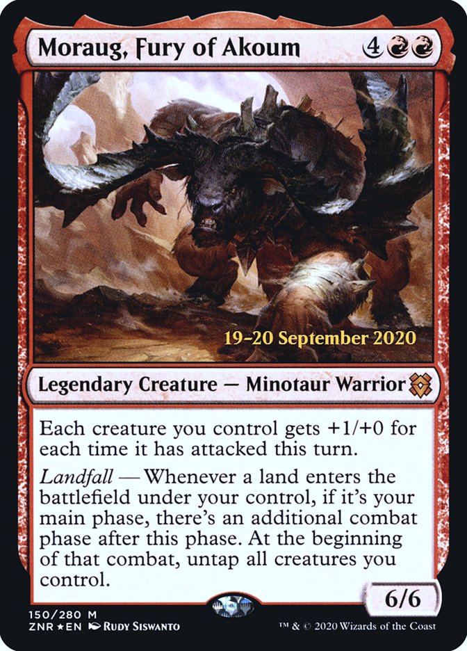 Moraug, Fury of Akoum [Zendikar Rising Prerelease Promos] | Total Play