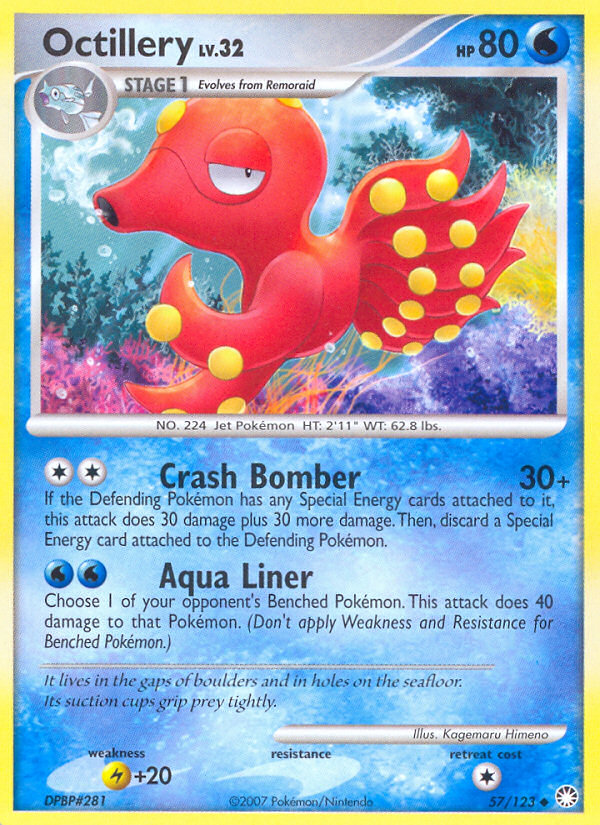 Octillery (57/123) [Diamond & Pearl: Mysterious Treasures] | Total Play