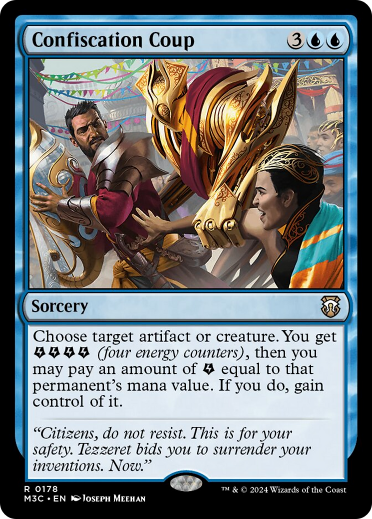 Confiscation Coup (Ripple Foil) [Modern Horizons 3 Commander] | Total Play