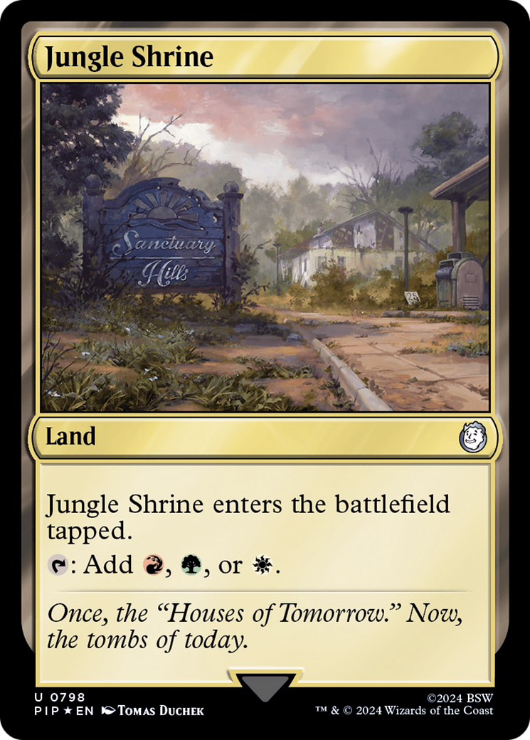 Jungle Shrine (Surge Foil) [Fallout] | Total Play