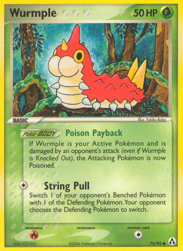 Wurmple (70/92) [EX: Legend Maker] | Total Play