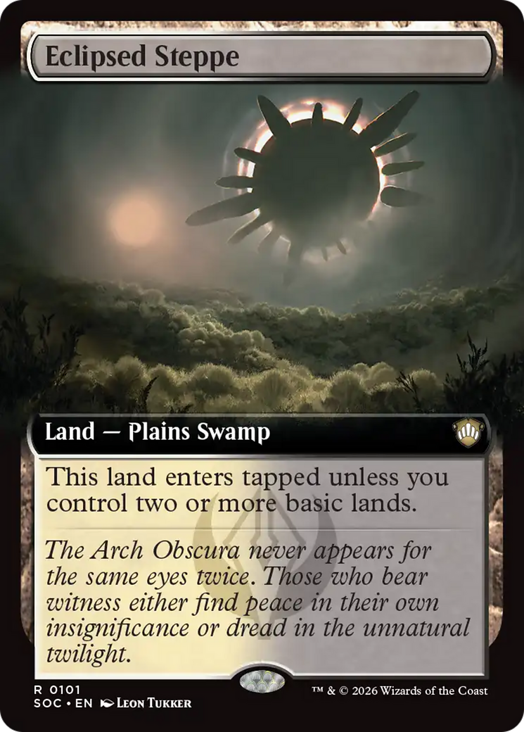 Eclipsed Steppe (Extended Art) [Secrets of Strixhaven Commander] | Total Play