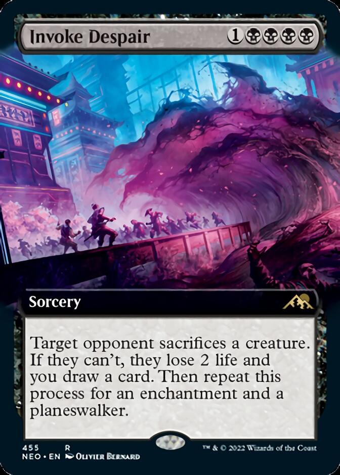 Invoke Despair (Extended Art) [Kamigawa: Neon Dynasty] | Total Play