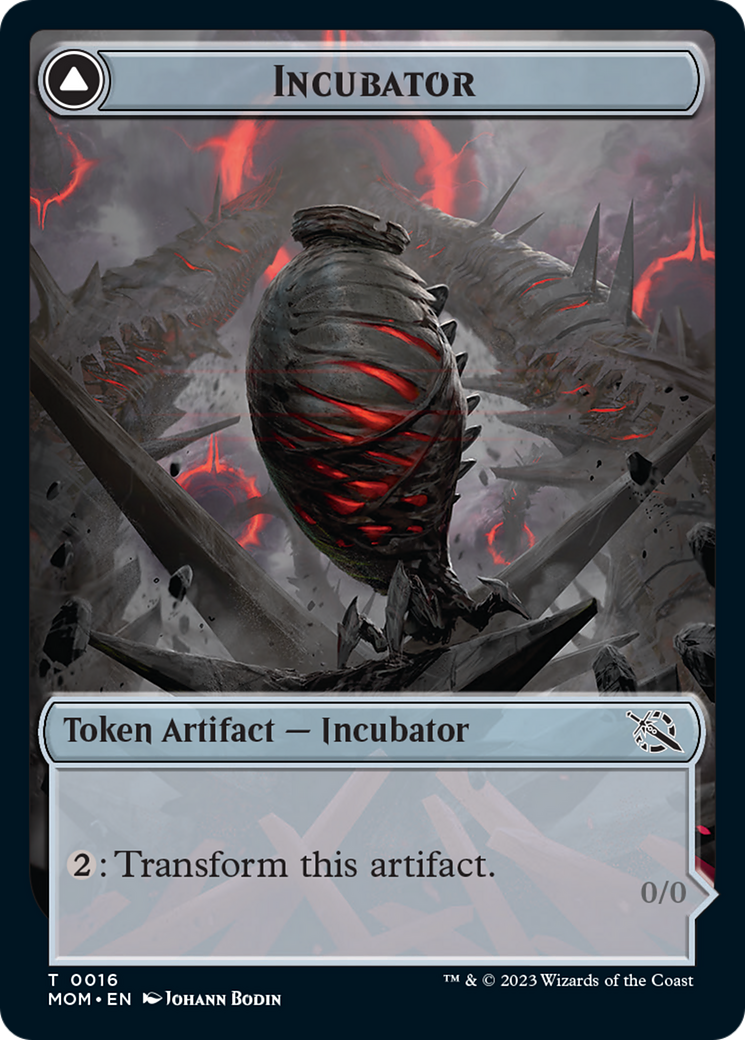 Incubator // Phyrexian (16) Double-Sided Token [March of the Machine Tokens] | Total Play