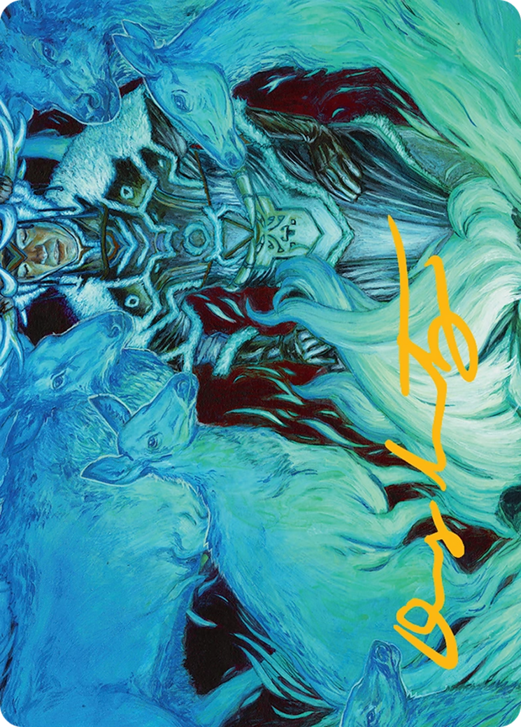 Unending Whisper Art Card (9/54) [Tarkir: Dragonstorm Art Series] | Total Play