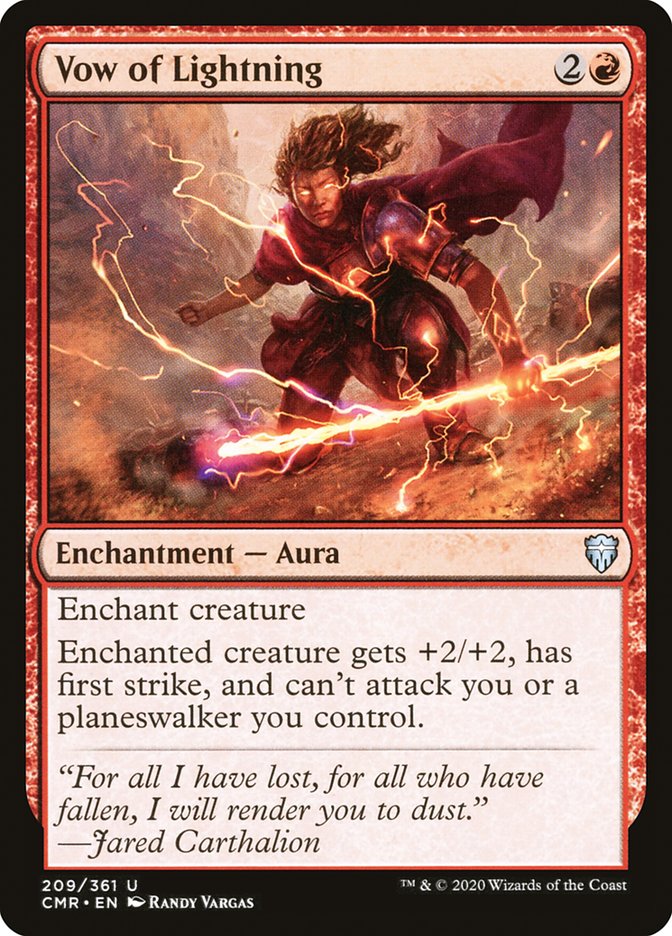 Vow of Lightning [Commander Legends] | Total Play