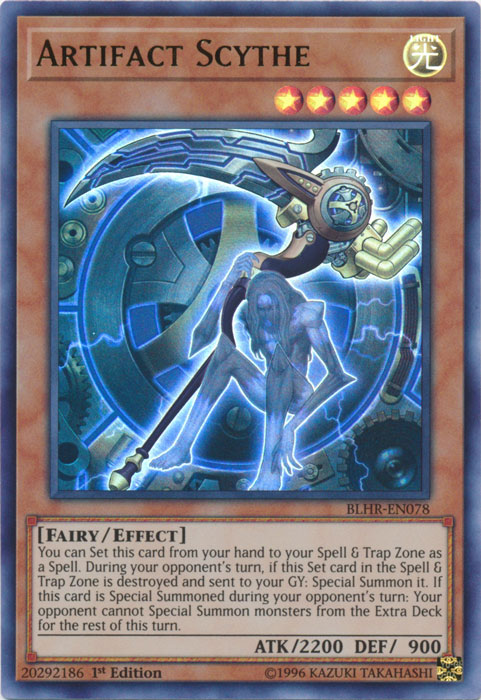 Artifact Scythe [BLHR-EN078] Ultra Rare | Total Play