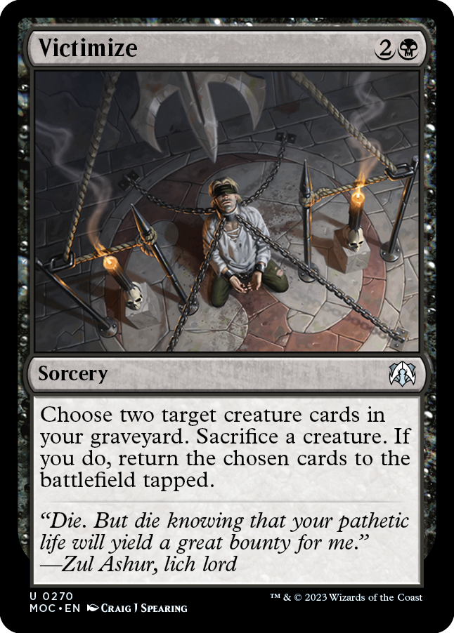 Victimize [March of the Machine Commander] | Total Play
