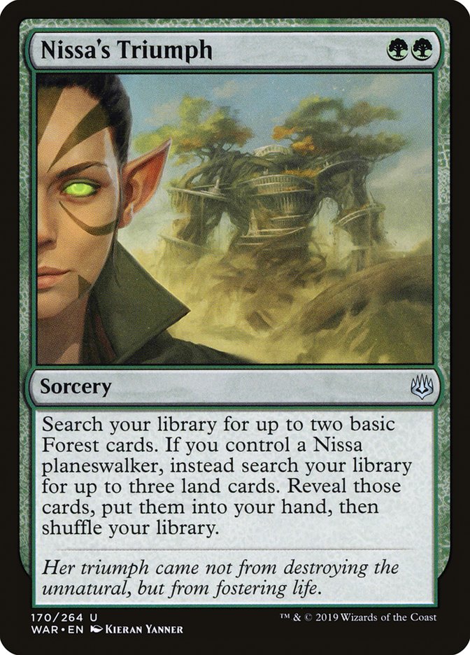 Nissa's Triumph [War of the Spark] | Total Play