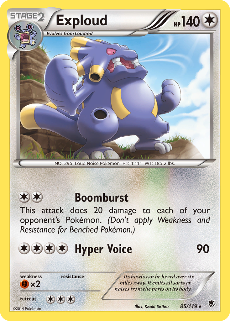 Exploud (85/119) [XY: Phantom Forces] | Total Play