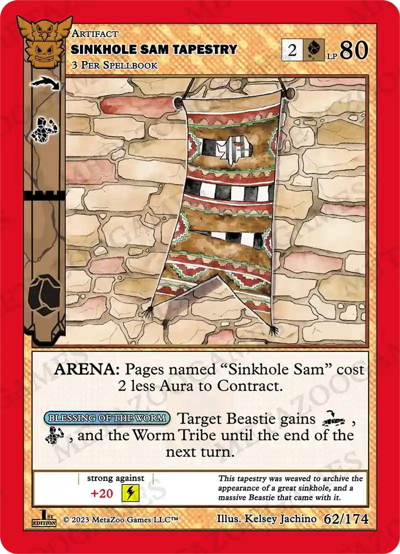 Sinkhole Sam Tapestry [Native: First Edition] | Total Play