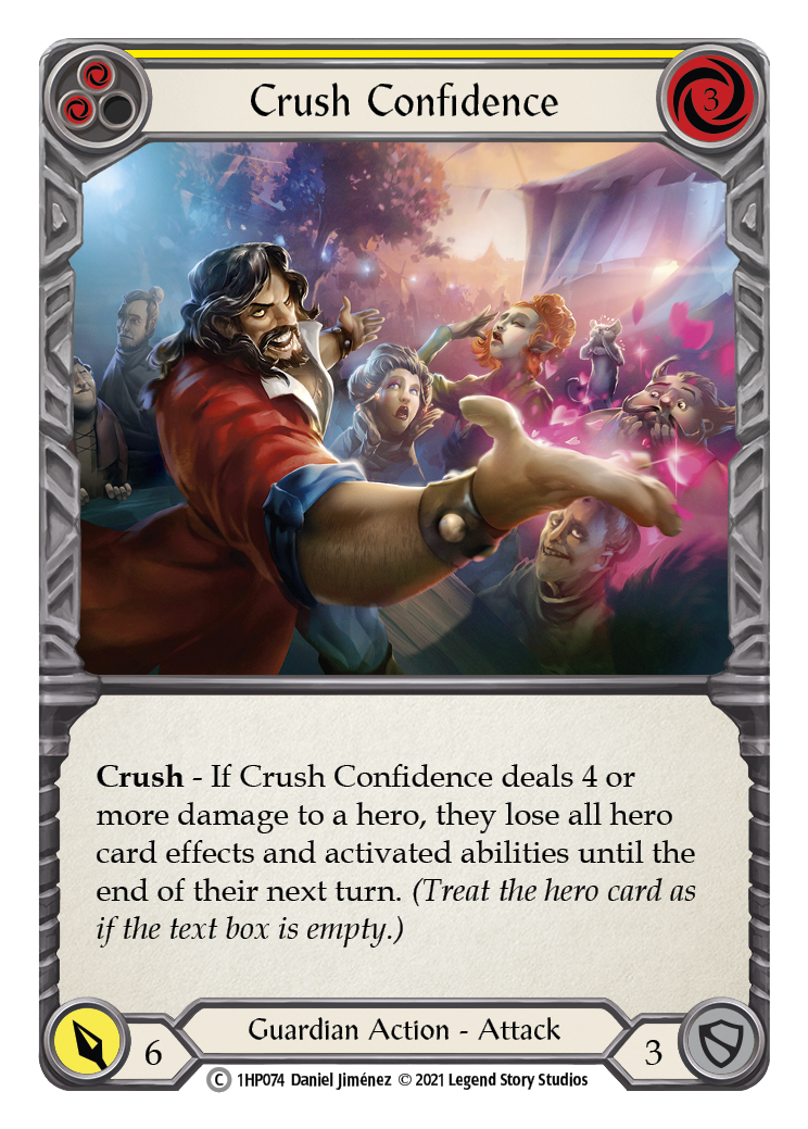 Crush Confidence (Yellow) [1HP074] (History Pack 1) | Total Play