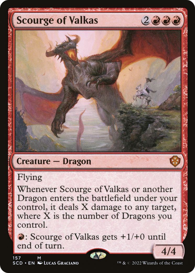Scourge of Valkas [Starter Commander Decks] | Total Play
