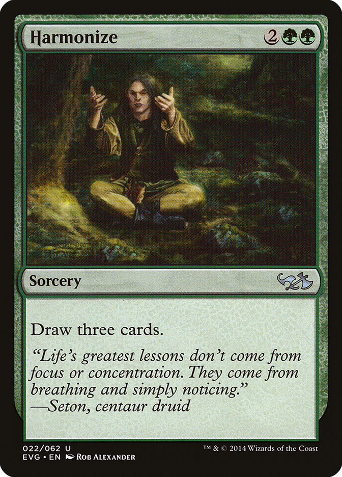 Harmonize (Elves vs. Goblins) [Duel Decks Anthology] | Total Play
