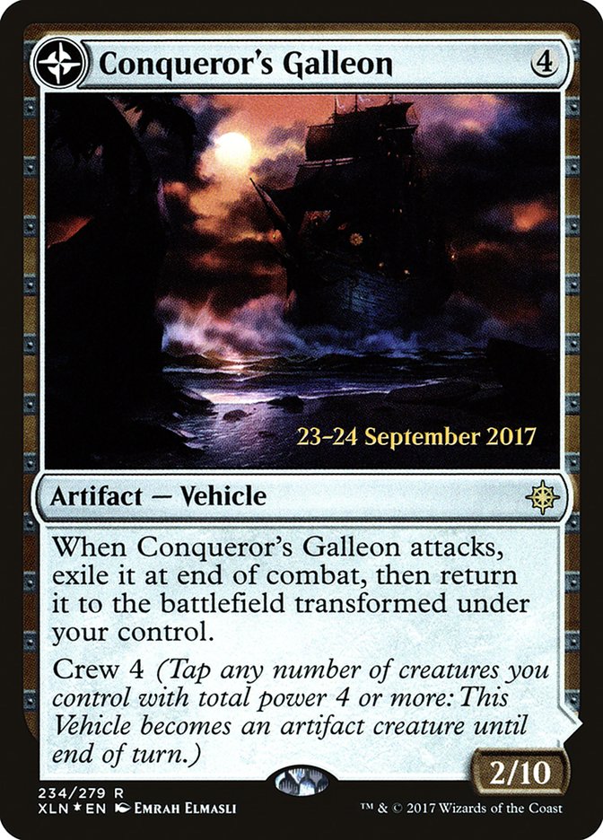 Conqueror's Galleon // Conqueror's Foothold [Ixalan Prerelease Promos] | Total Play