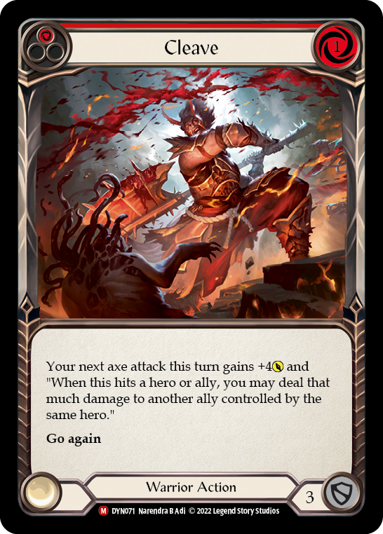 Cleave [DYN071] (Dynasty)  Rainbow Foil | Total Play