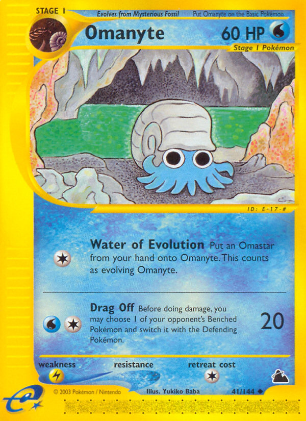 Omanyte (41/144) [Skyridge] | Total Play
