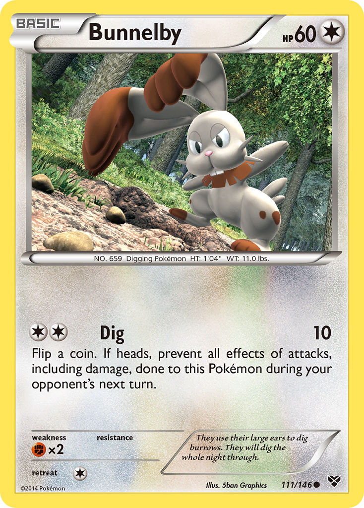 Bunnelby (111/146) [XY: Base Set] | Total Play