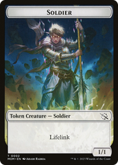 Soldier // Kraken Double-Sided Token [March of the Machine Tokens] | Total Play