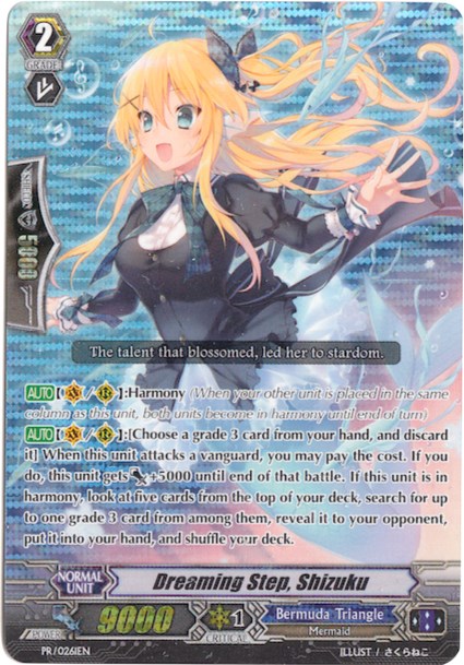 Dreaming Step, Shizuku (PR/0261EN) [Promo Cards] | Total Play