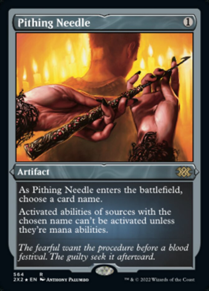 Pithing Needle (Foil Etched) [Double Masters 2022] | Total Play