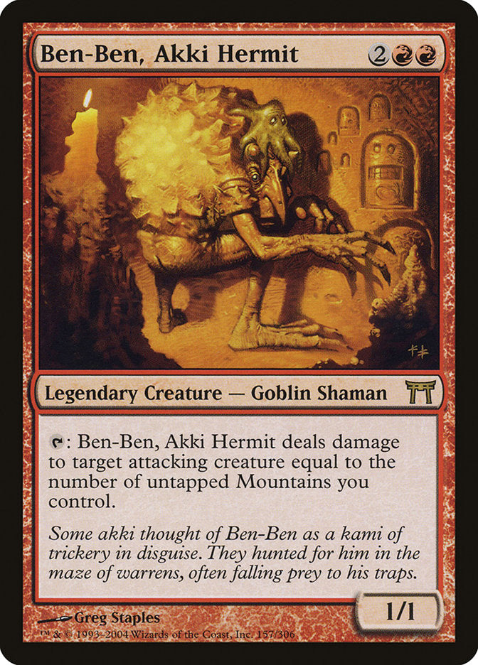 Ben-Ben, Akki Hermit [Champions of Kamigawa] | Total Play