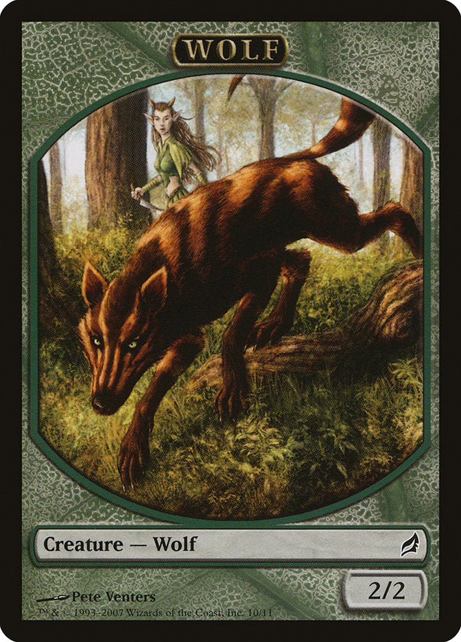 Wolf Token [Lorwyn Tokens] | Total Play