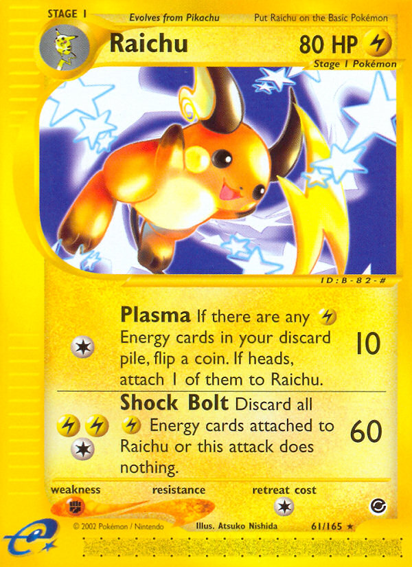 Raichu (61/165) [Expedition: Base Set] | Total Play