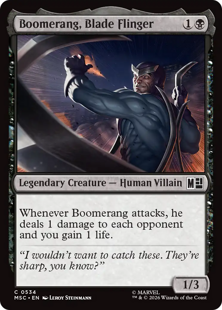 Boomerang, Blade Flinger [Marvel Super Heroes Commander] | Total Play