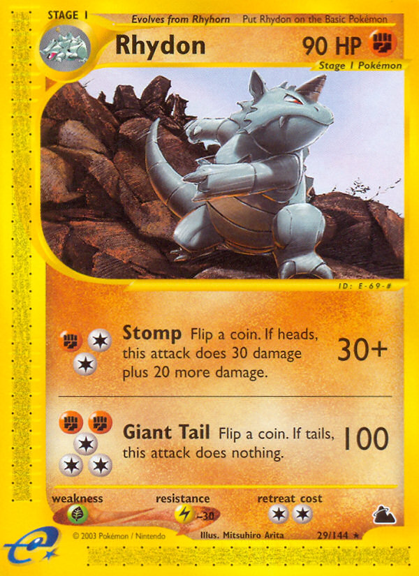 Rhydon (29/144) [Skyridge] | Total Play