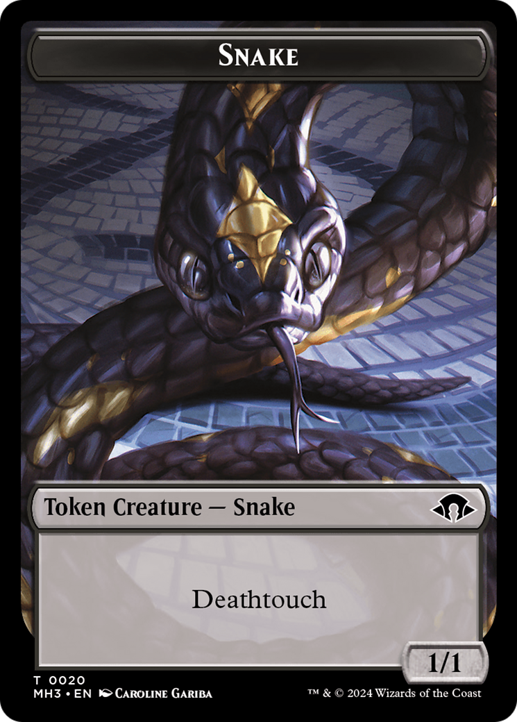 Snake Token [Modern Horizons 3 Tokens] | Total Play