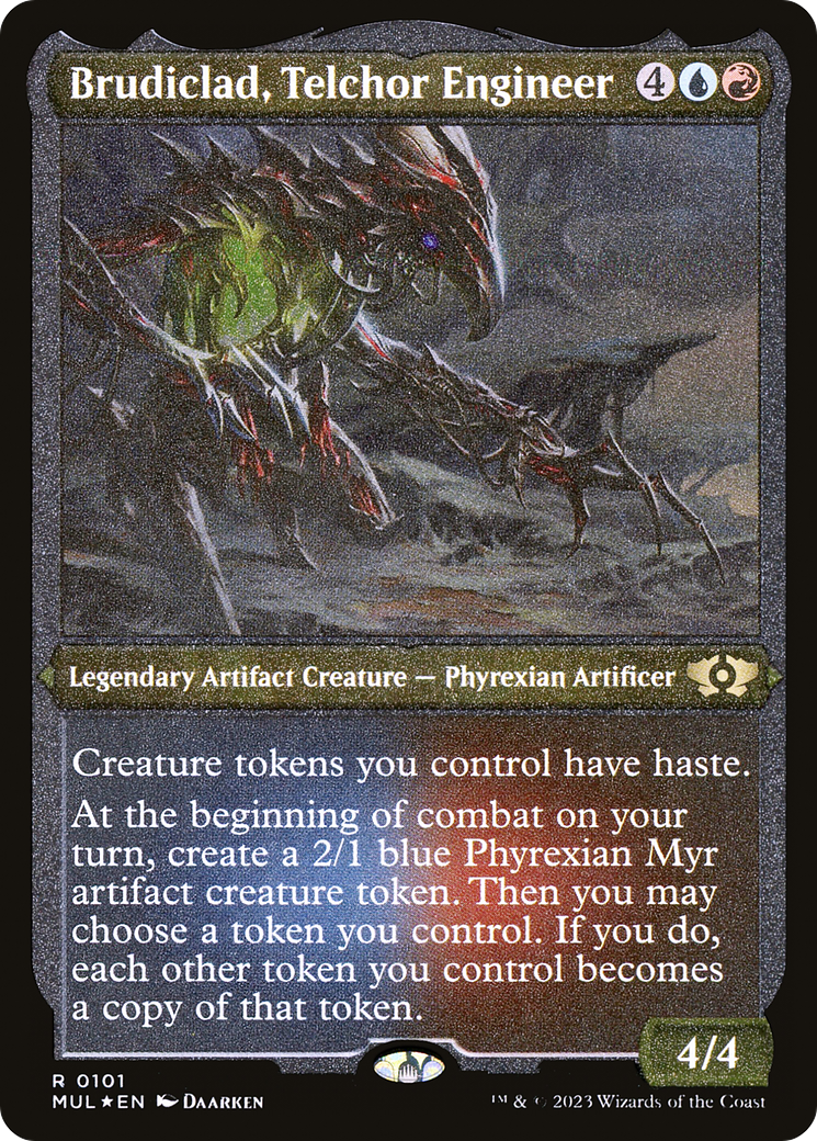 Brudiclad, Telchor Engineer (Foil Etched) [Multiverse Legends] | Total Play