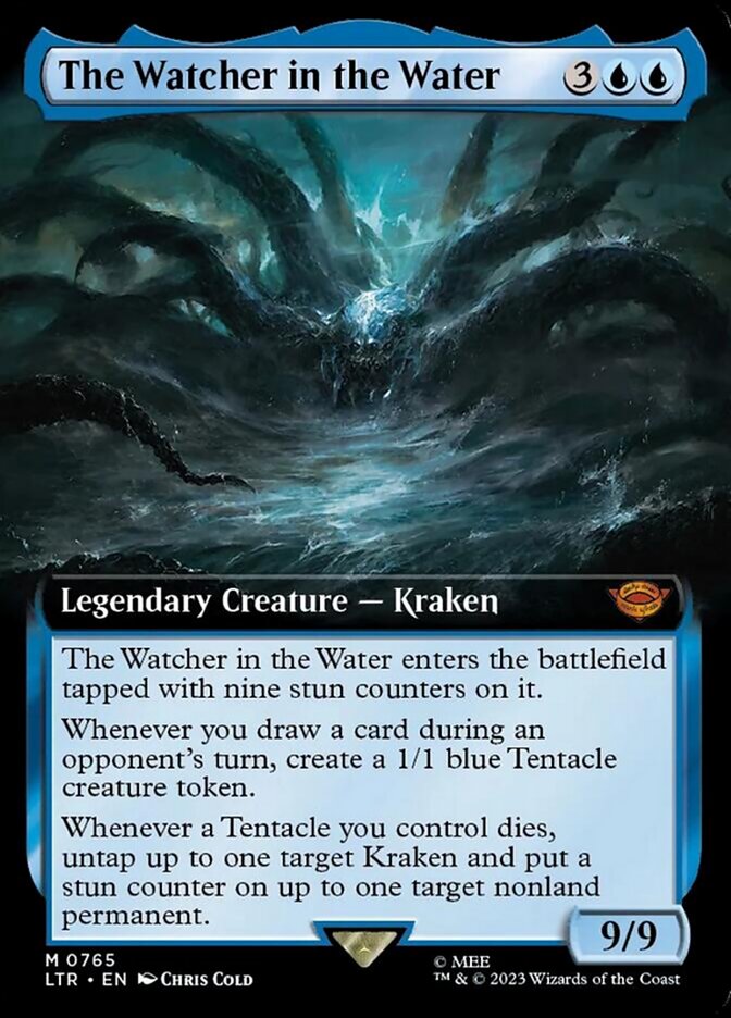 The Watcher in the Water (Extended Art) (Surge Foil) [The Lord of the Rings: Tales of Middle-Earth] | Total Play