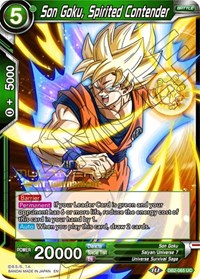 Son Goku, Spirited Contender (Divine Multiverse Draft Tournament) (DB2-065) [Tournament Promotion Cards] | Total Play