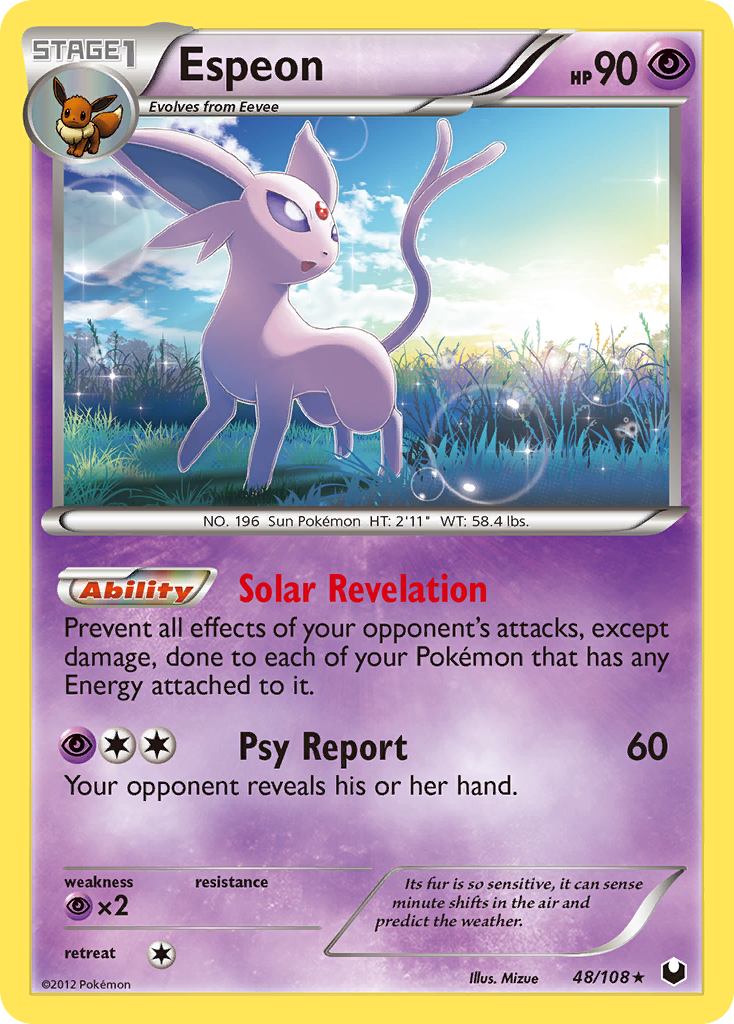 Espeon (48/108) [Black & White: Dark Explorers] | Total Play