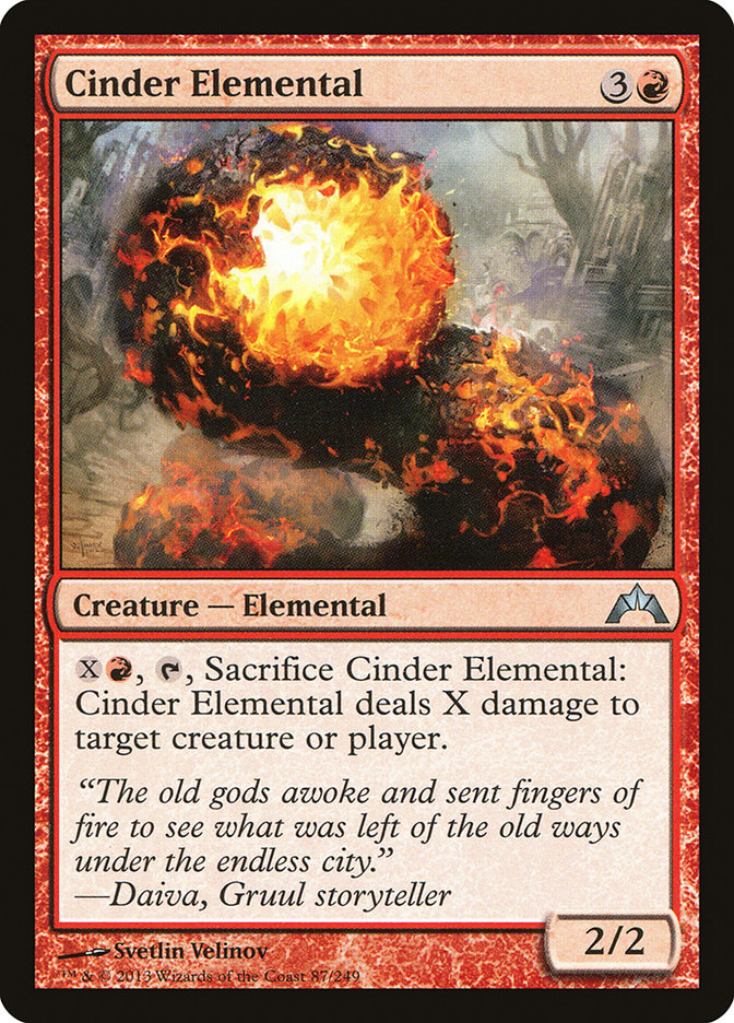 Cinder Elemental [Gatecrash] | Total Play