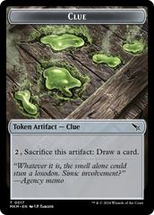 Thopter (0020) // Clue (0017) Double-Sided Token [Murders at Karlov Manor Tokens] | Total Play