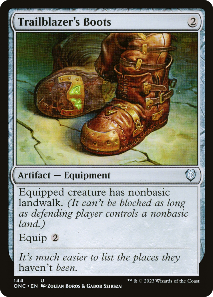 Trailblazer's Boots [Phyrexia: All Will Be One Commander] | Total Play