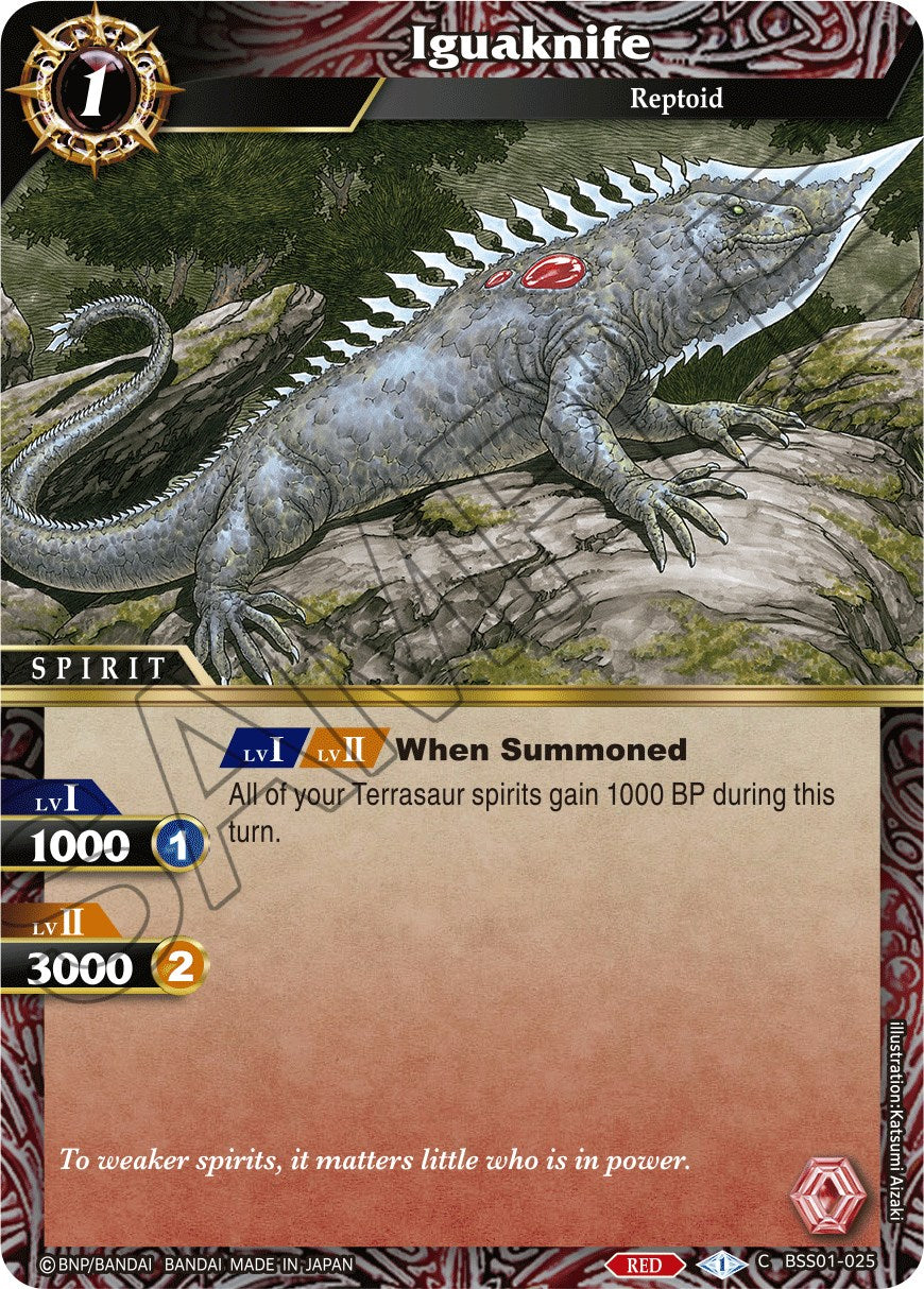 Iguaknife (BSS01-025) [Dawn of History] | Total Play