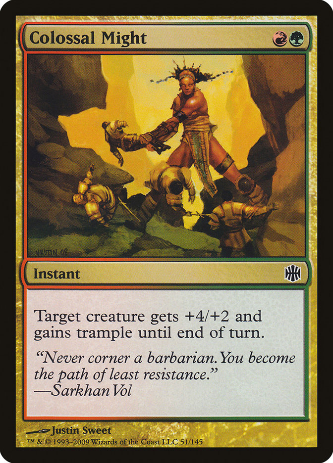 Colossal Might [Alara Reborn] | Total Play
