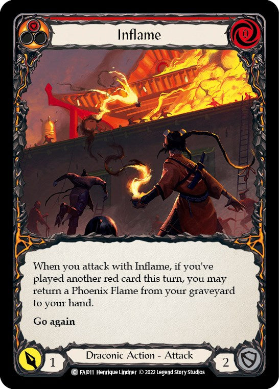 Inflame [FAI011] (Uprising Fai Blitz Deck) | Total Play