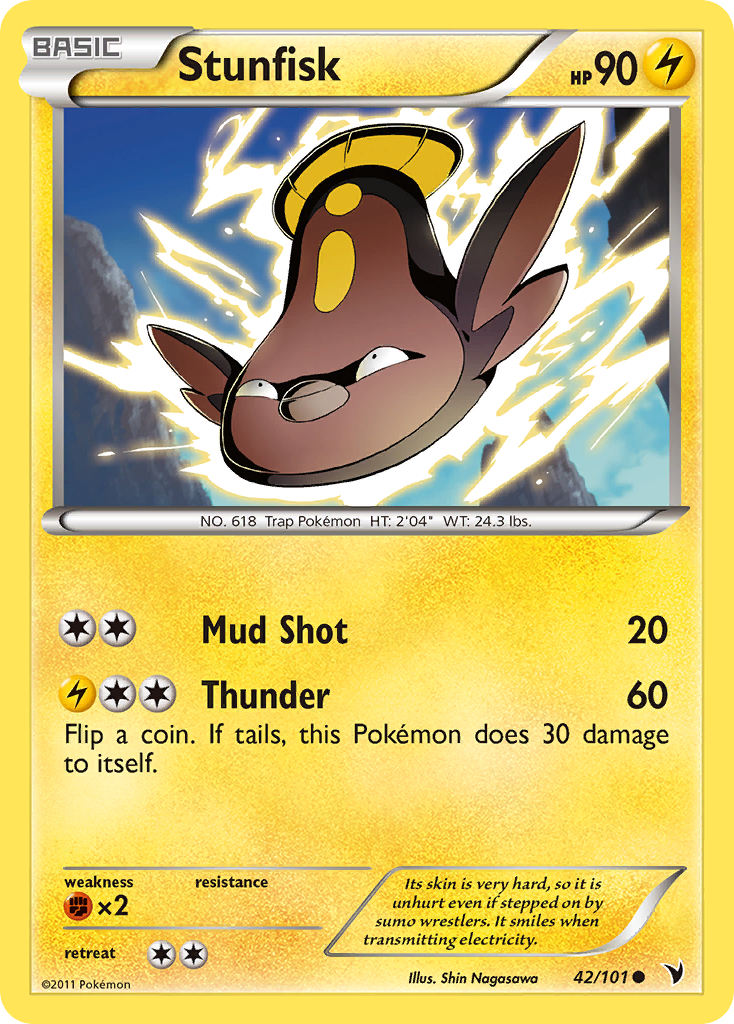 Stunfisk (42/101) [Black & White: Noble Victories] | Total Play