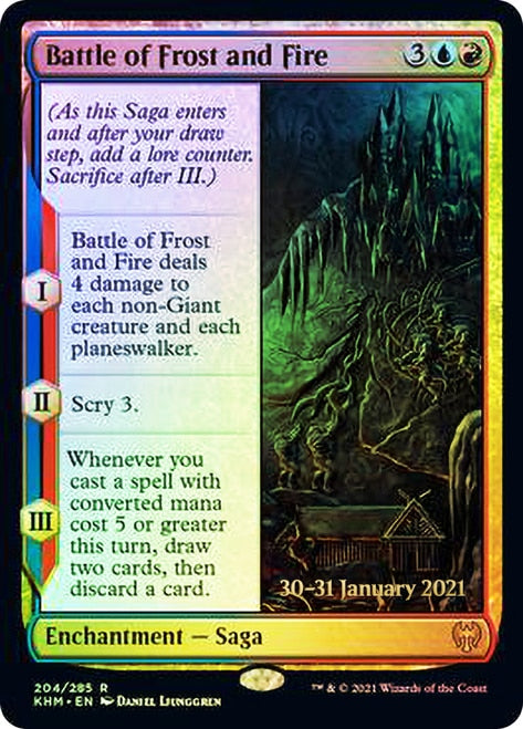 Battle of Frost and Fire [Kaldheim Prerelease Promos] | Total Play