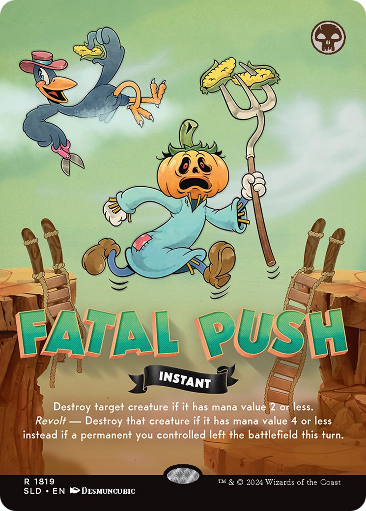 Fatal Push (1819) (Rainbow Foil) [Secret Lair Drop Series] | Total Play